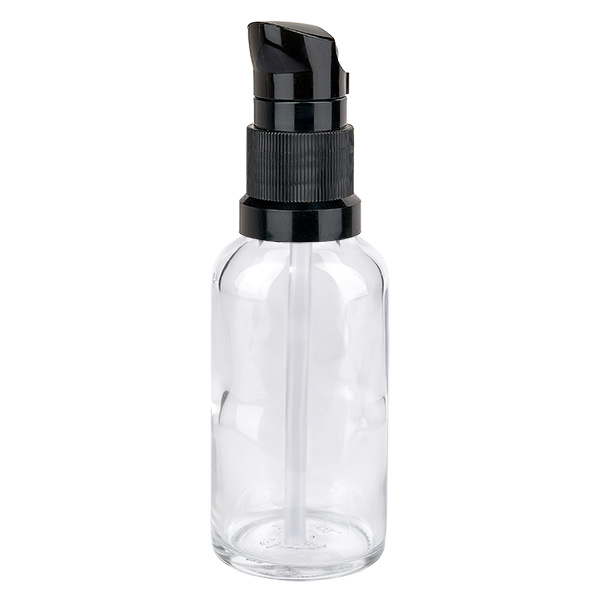 30ml flacon pompe noir STD ClearLine UT18/30 30ml flacon pompe noir STD ClearLine UT18/30