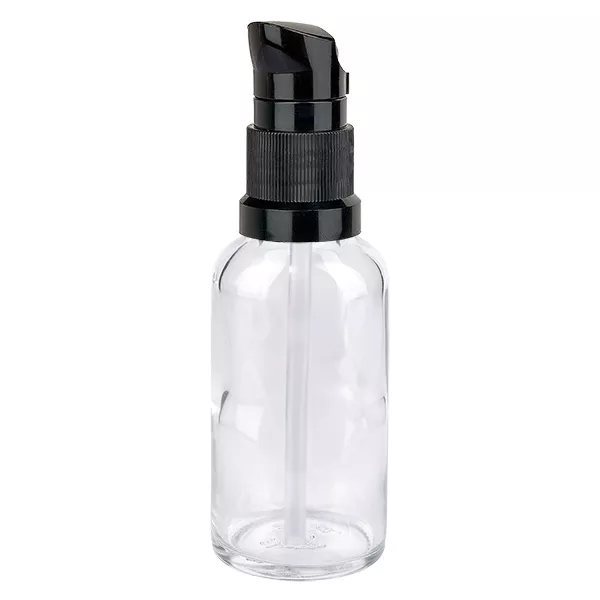 30ml flacon pompe noir STD ClearLine UT18/30 30ml flacon pompe noir STD ClearLine UT18/30