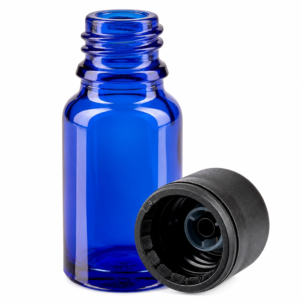 Flacon de 10ml 6mm SV noir STD BlueLine UT18/10 Flacon de 10ml 6mm SV noir STD BlueLine UT18/10