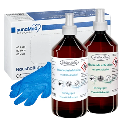 Gants de protection & désinfection