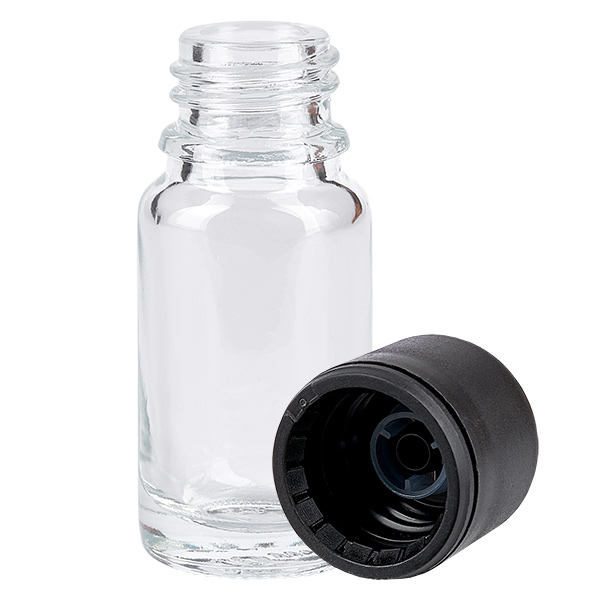 Flacon de 10ml 6mm SV noir STD ClearLine UT18/10 Flacon de 10ml 6mm SV noir STD ClearLine UT18/10