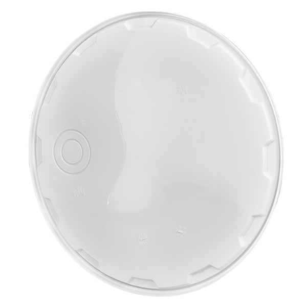 Couvercle blanc adapté au seau de 10,7L
