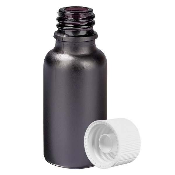 Flacon 20ml 11mm SV blanc STD BlackLine UT18/20