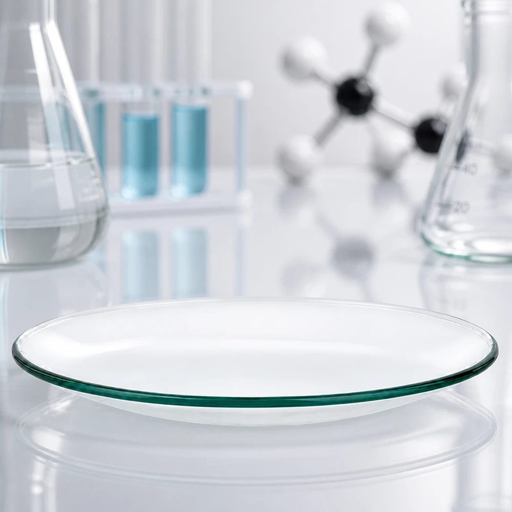 Verre de montre 110 mm - verre borosilicate 3.3 - bord fondu Plateau en verre de montre de 110 mm de diamètre en verre de laboratoire de haute qualité pour la préparation d'échantillons