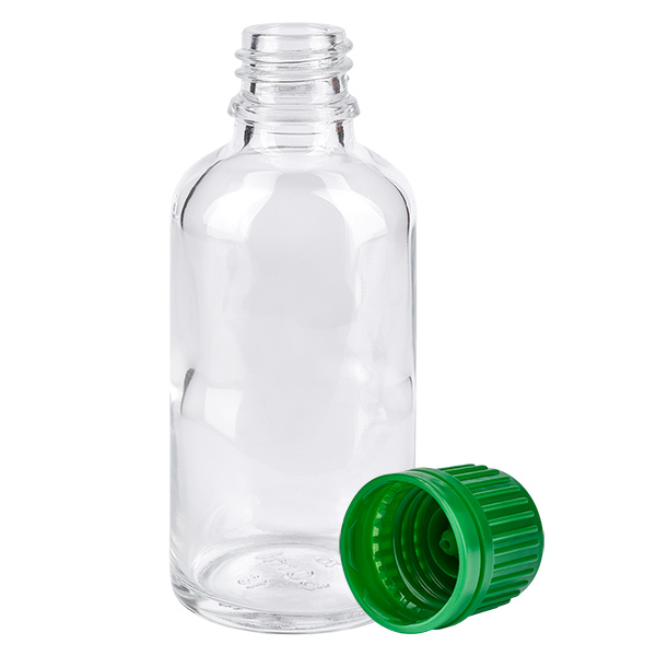 Flacon 50ml 11mm SV vert OV ClearLine UT18/50 Flacon 50ml 11mm SV vert OV ClearLine UT18/50