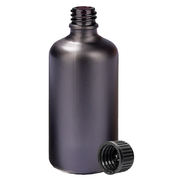 Flacon 100ml 11mm SV noir STD BlackLine UT18/100 Flacon 100ml 11mm SV noir STD BlackLine UT18/100