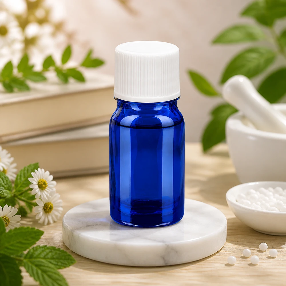 Flacon de 5ml 11mm SV blanc STD BlueLine UT18/5 Flacon en verre professionnel 5ml bleu STD BlueLine pour les laboratoires de pharmacie et les applications médicales