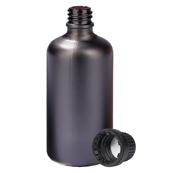 Flacon de 100ml. 11mm SV noir OV BlackLine UT18/100 Flacon de 100ml. 11mm SV noir OV BlackLine UT18/100