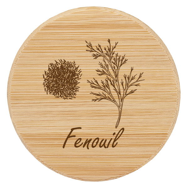 Paire en bois « Fenouil » pour WECK RR60