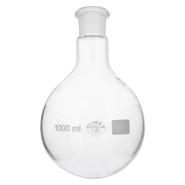 Ballon à fond plat 1000ml col large borosilicate avec broyage 29/32 Ballon à fond plat 1000ml col large borosilicate avec broyage 29/32