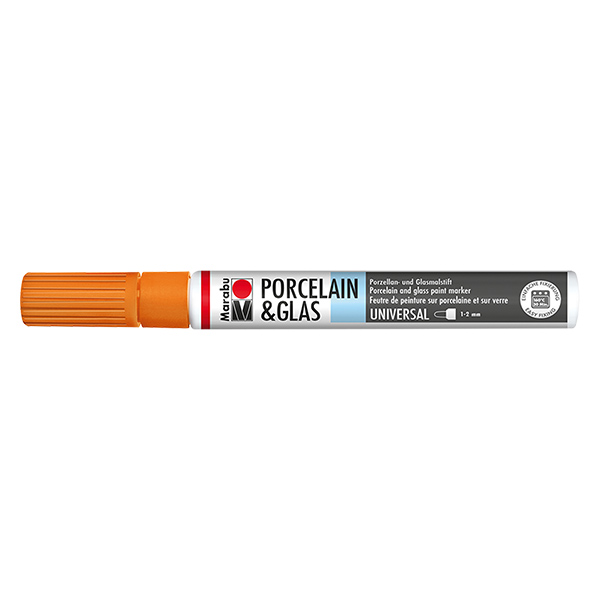 Crayon Mandarine 1-2mm pour verre/porcelaine (225)