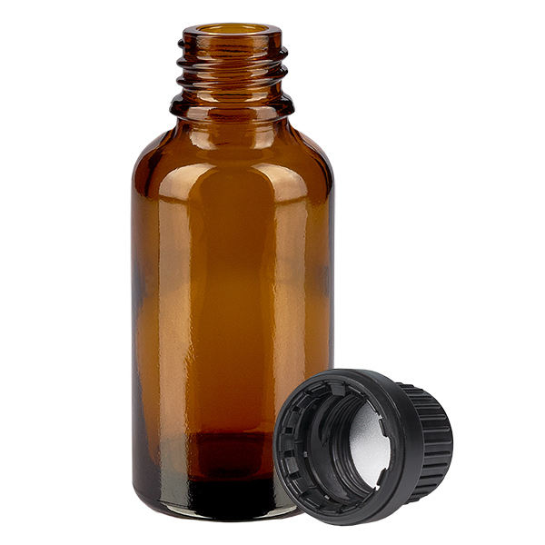 Flacon 30ml 11mm SV noir OV BrownLine UT18/30