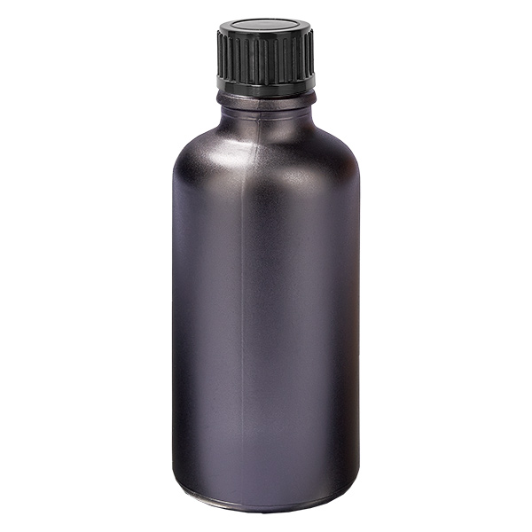 Flacon 50ml 11mm SV noir STD BlackLine UT18/50