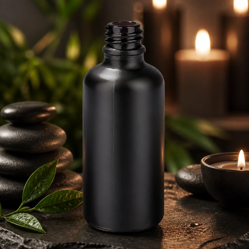 50ml flacon à pharmacie BlackLine UT18/50 UNiTWIST Bouteille de pharmacie compacte de 50ml BlackLine UT18/50 UNiTWIST idéale pour les applications de beauté mobiles