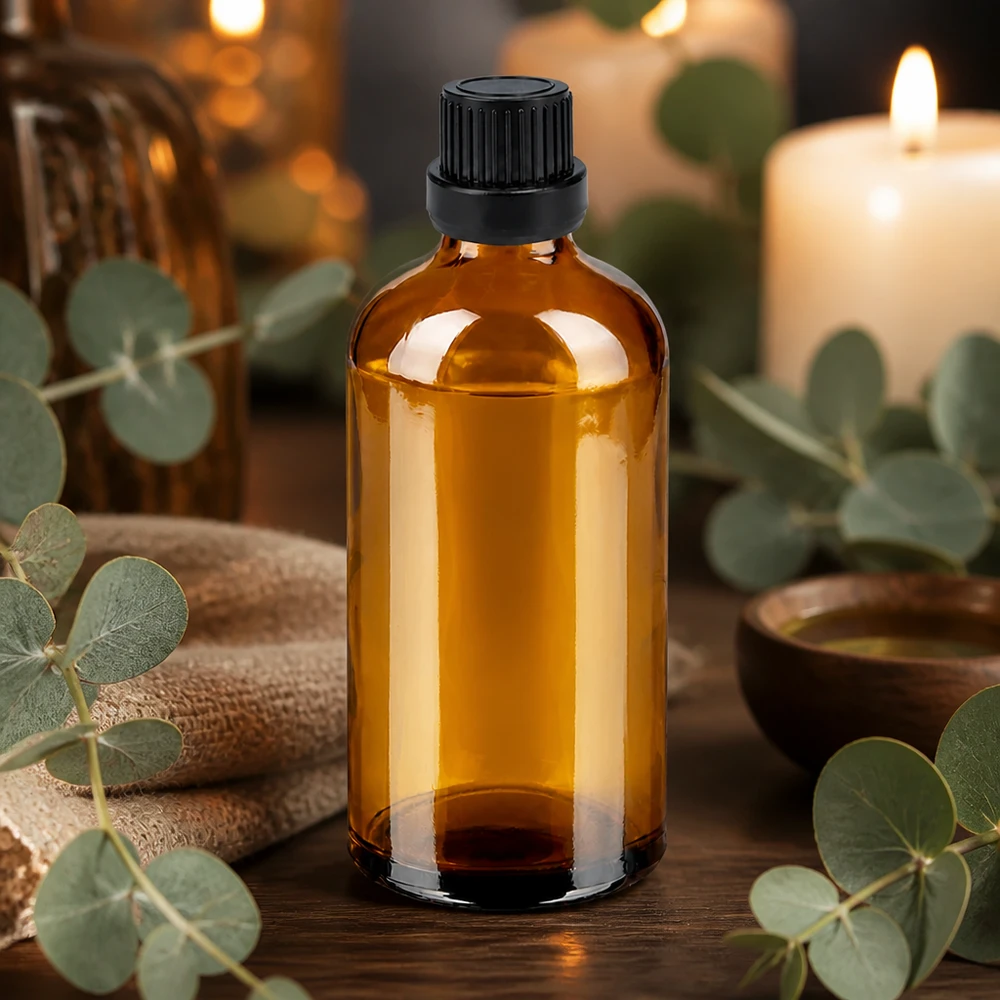 100ml goutte à goutte. 2mm noir OV BrownLine UT18/100 Flacon en verre brun de 100 ml protégé de la lumière pour une conservation sûre des produits naturels