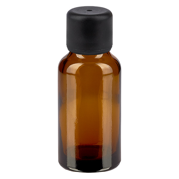 Flacon 20ml 6mm SV noir STD BrownLine UT18/20