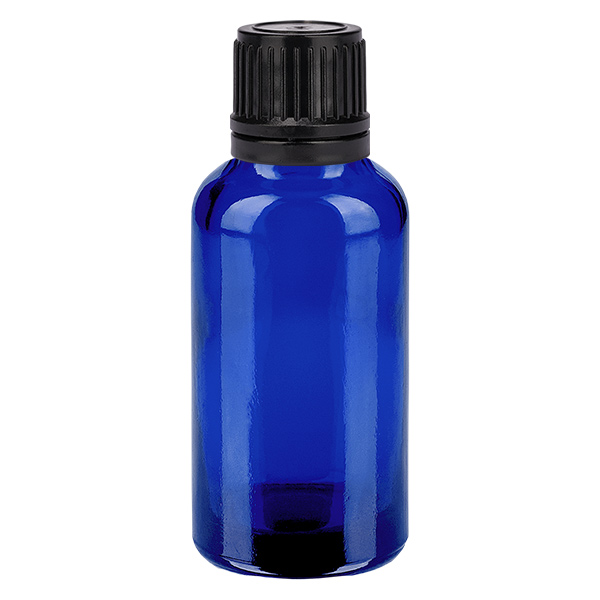 Flacon 30ml 11mm SV noir OV BlueLine UT18/30