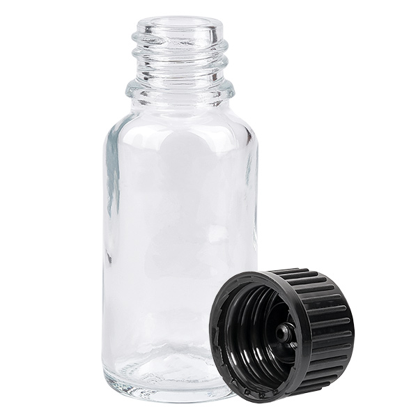 Flacon 20ml 11mm SV noir STD ClearLine UT18/20