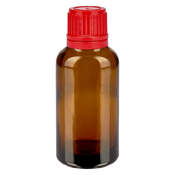 Flacon 30ml 11mm SV rouge OV BrownLine UT18/30