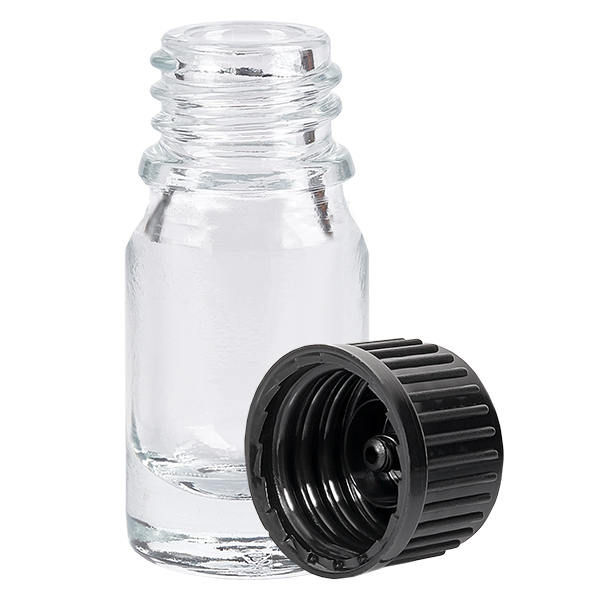 Flacon 5ml 11mm SV noir STD ClearLine UT18/5 Flacon 5ml 11mm SV noir STD ClearLine UT18/5
