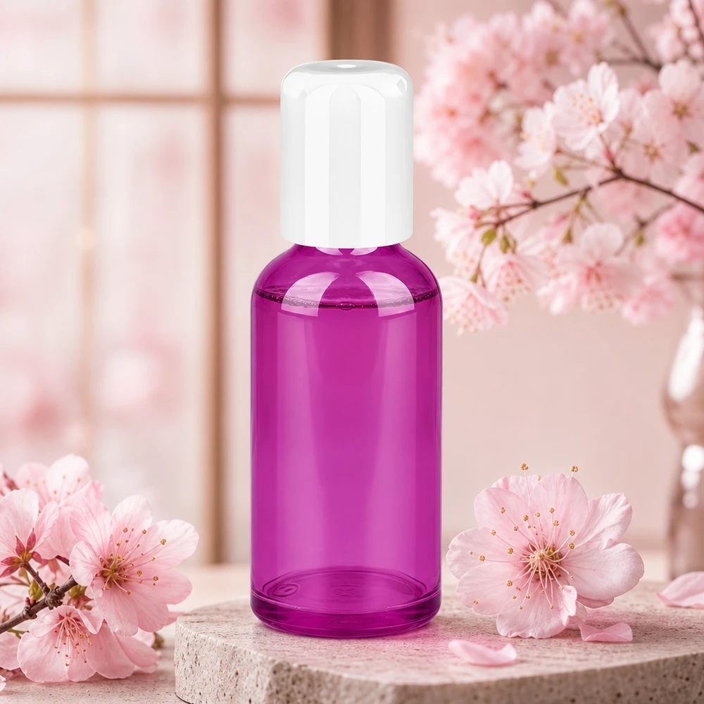 Flacon Roll-On 50ml blanc Standard PurpleLine UT18/50 Bouteille Roll-On violette de 50 ml en matériau robuste pour une conservation durable des liquides