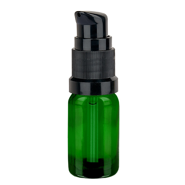 10ml flacon pompe noir STD GreenLine UT18/10 10ml flacon pompe noir STD GreenLine UT18/10