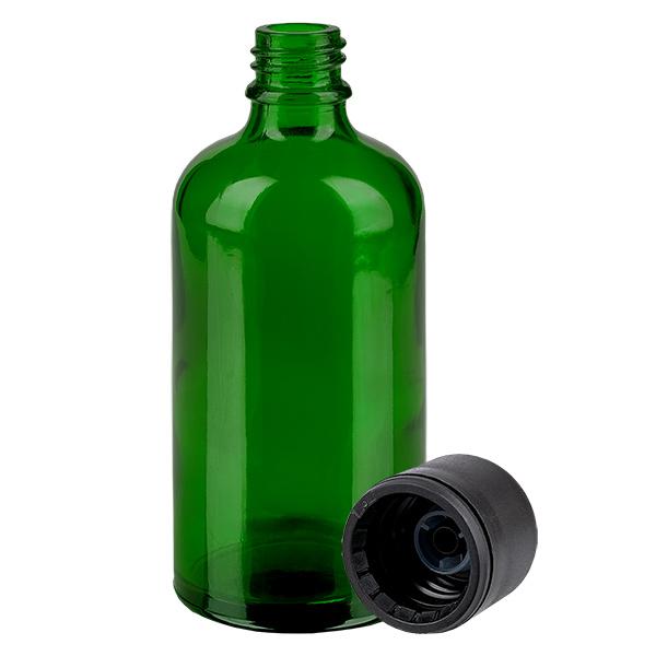 Flacon 100ml 6mm SV noir STD GreenL. UT18/100