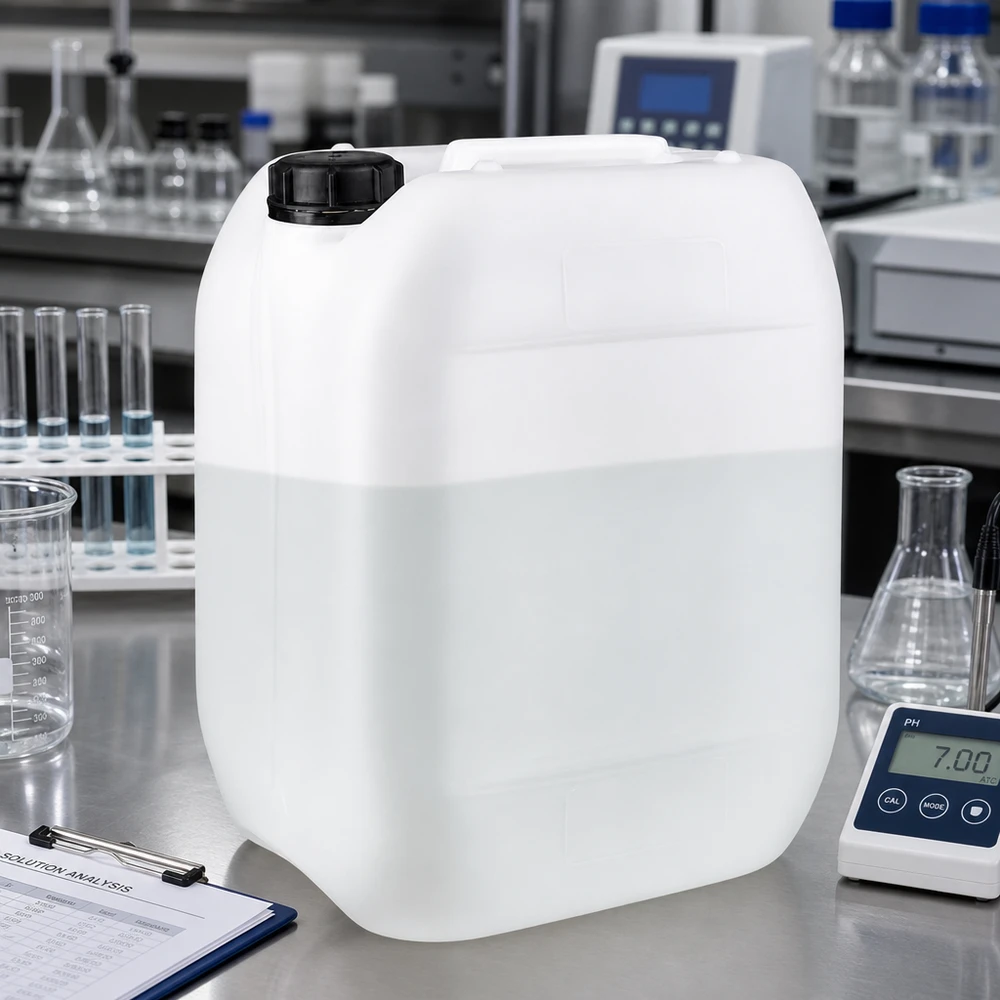 Bidon robuste de 10 litres homologué par l'ONU pour le transport de liquides dangereux et non dangereux
