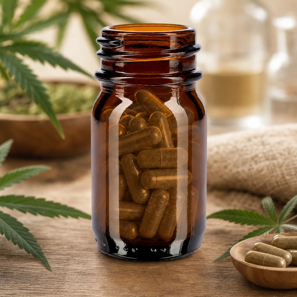 Bouteille compacte à large ouverture de 30 ml en verre brun de haute qualité pour un usage quotidien