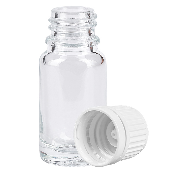 Flacon 10ml 11mm SV blanc OV ClearLine UT18/10 Flacon 10ml 11mm SV blanc OV ClearLine UT18/10