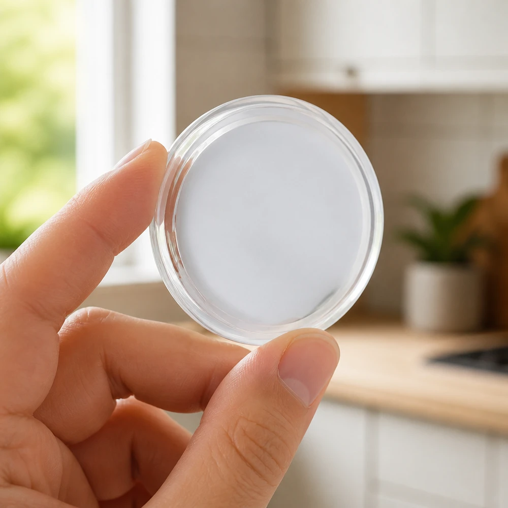 Couvercle à vis rond TO70 blanc, diamètre 70 mm – Vue détaillée UNiTWIST