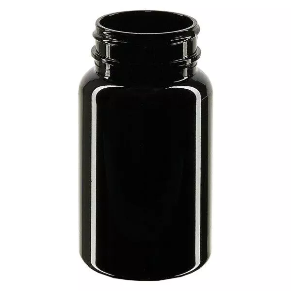 Pot Petpacker ambré 100 ml, goulot 38 mm sans couvercle Pot Petpacker ambré 100 ml, goulot 38 mm sans couvercle