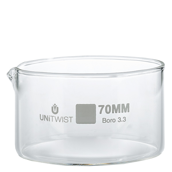 Cristallisoir ø70mm verre borosilicaté UNiTWIST Cristallisoir ø70mm verre borosilicaté UNiTWIST