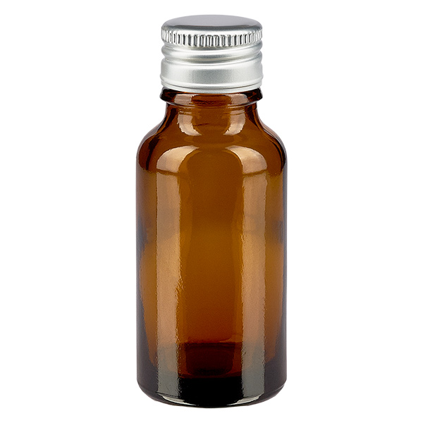 Flacon 20ml 11mm SV alu-argent. STD BrownL. UT18/20