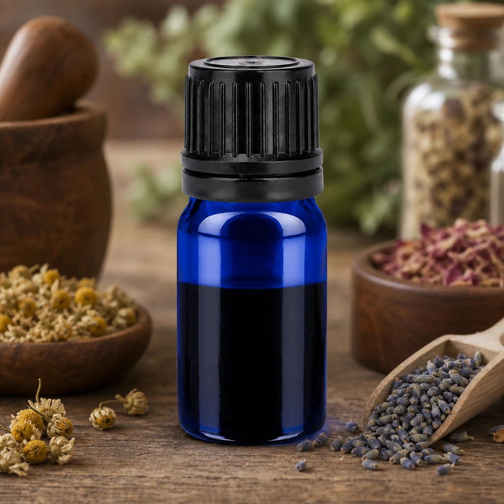 Flacon 5ml 11mm SV noir OV BlueLine UT18/5 Flacon professionnel de 5ml avec bouchon OV noir pour le laboratoire et la pharmacie