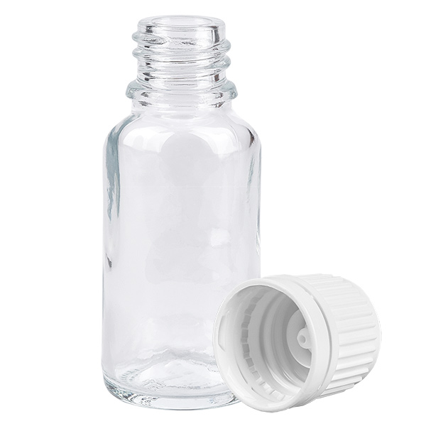 Flacon 20ml 11mm SV blanc STD ClearLine UT18/20