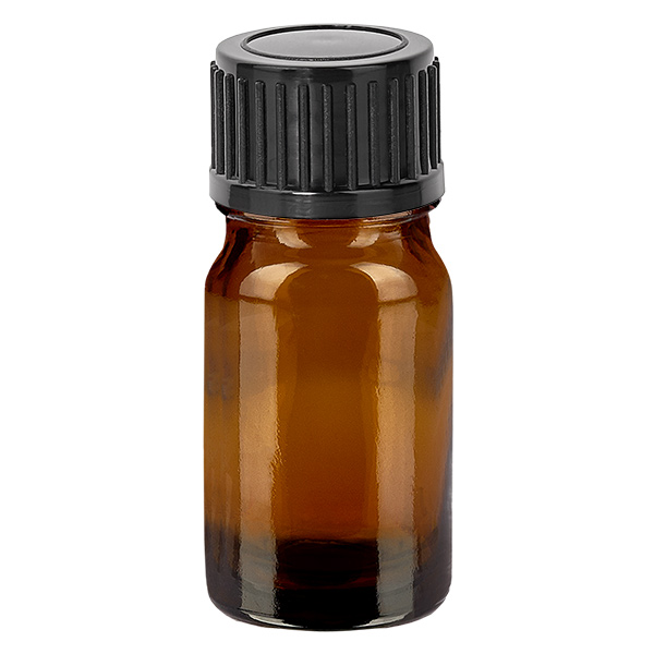 Flacon 5ml 11mm SV noir STD BrownLine UT18/5