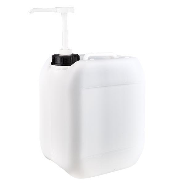 Jerrican de 5 litres avec pompe doseuse Jerrican de 5 litres avec pompe doseuse