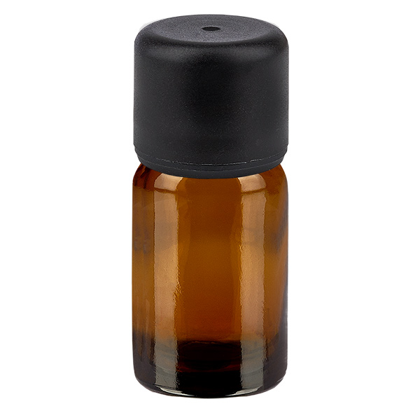 Flacon de 5ml 6mm SV noir STD BrownLine UT18/5