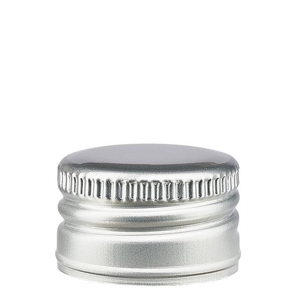 PP22 argent Fermoir en aluminium sans bord roulé