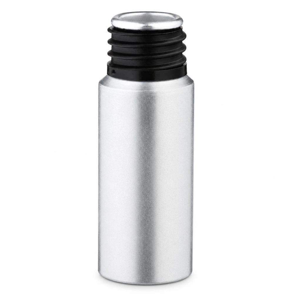 Bouteille en aluminium teinté 20 ml, sans bouchon Bouteille cylindrique en aluminium décapé de 20ml avec une forme élancée et un design élégant