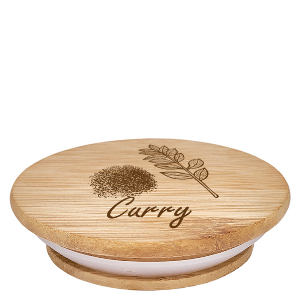 Bouchon en bois « Curry » pour WECK RR60