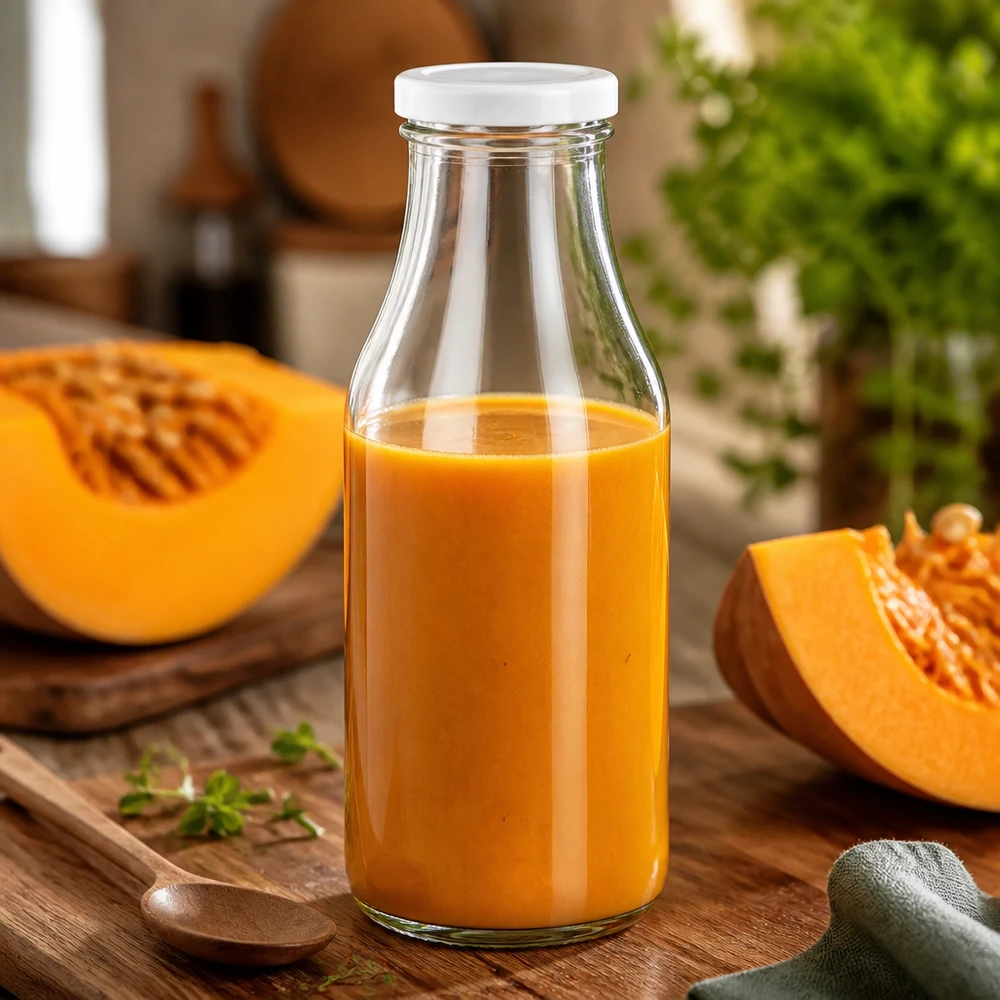 Petite bouteille en verre de 330 ml avec bouchon UNiTWIST BasicSeal blanc, idéale pour les jus faits maison