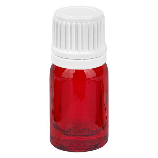 Flacon compte-goutte 5ml 0.7mm blanc OV RedLine UT18/5