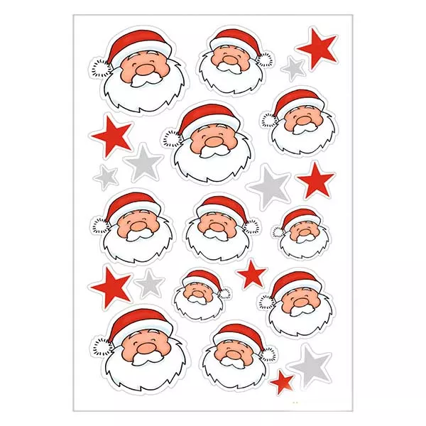 Autocollants "Salutations du Père Noël" (69 stickers)