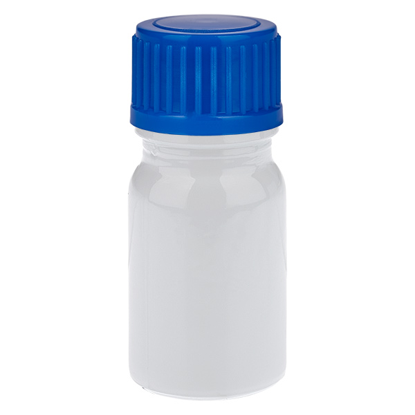 Flacon de 5 ml avec bouchon à vis de 11 mm, bleu, standard WhiteLine UT18/5