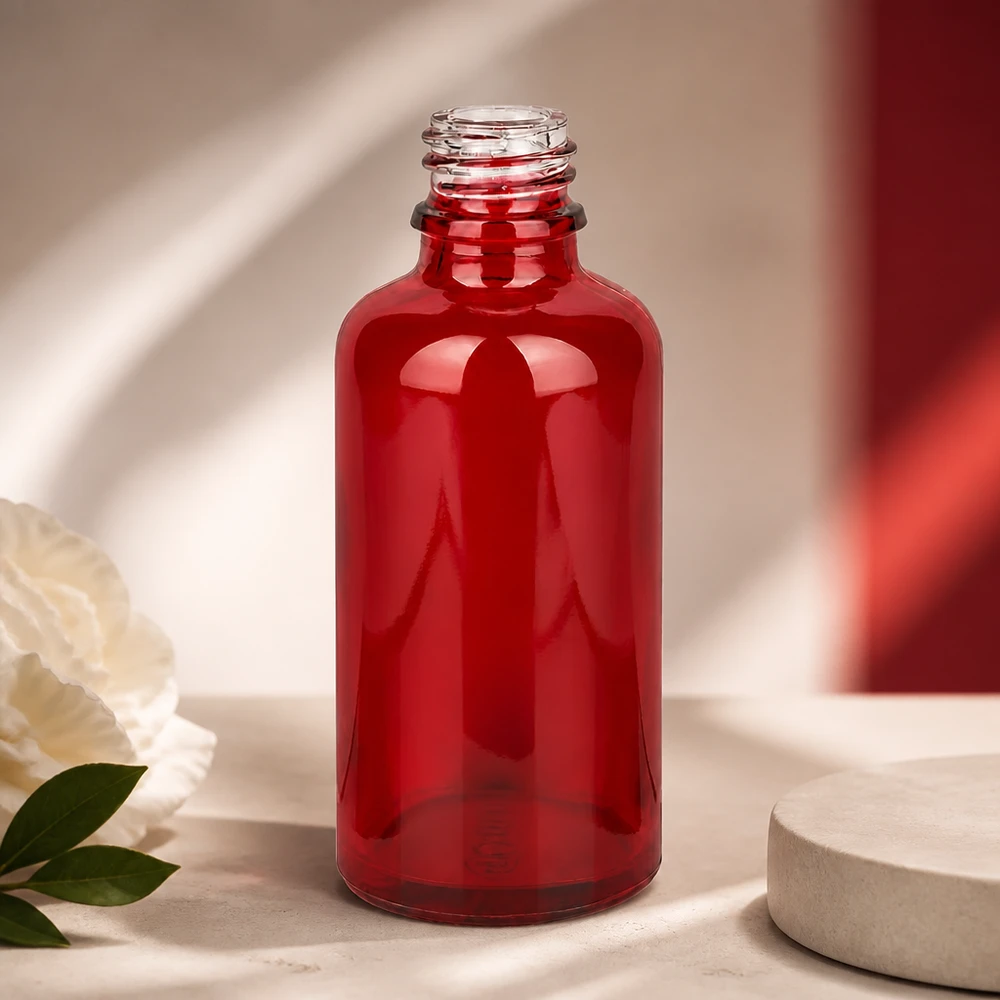 Flacon à pharmacie 50ml RedLine UT18/50 UNiTWIST Bouteille de pharmacie RedLine UT18/50 fabriquée avec précision, d'une contenance exacte de 50 ml pour un dosage précis