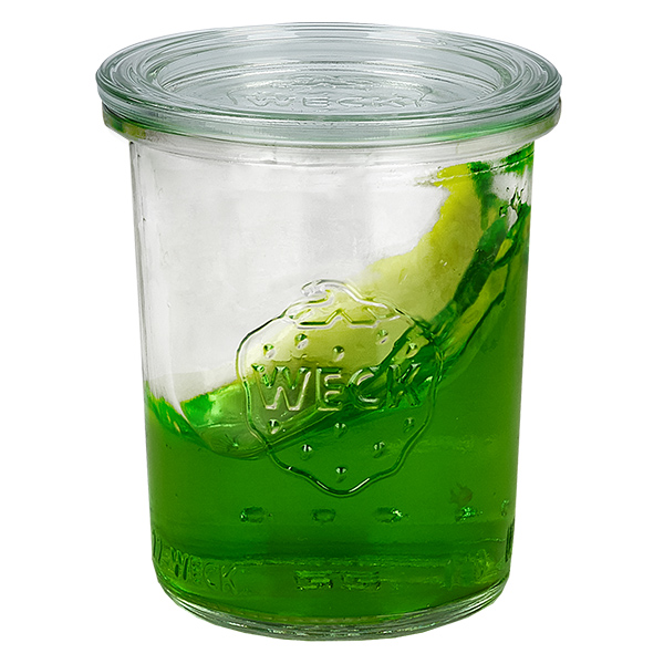 Lot de 24 bocaux Weck de 160 ml avec 24 couvercles en verre