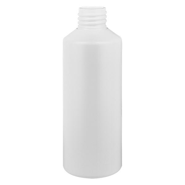 Flacon cylindrique en PET blanc 100 ml, S20x3, sans bouchon Flacon cylindrique en PET blanc 100 ml, S20x3, sans bouchon