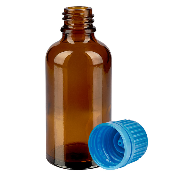 Flacon 50ml 11mm SV bleu OV BrownLine UT18/50
